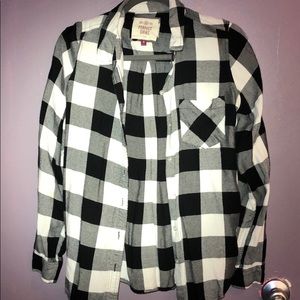 Flannel top/jacked